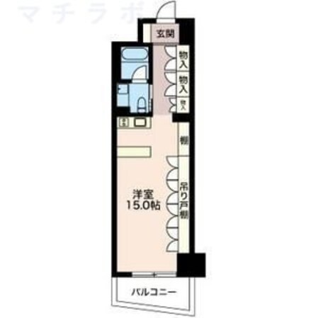 新栄町駅 徒歩3分 9階の物件間取画像